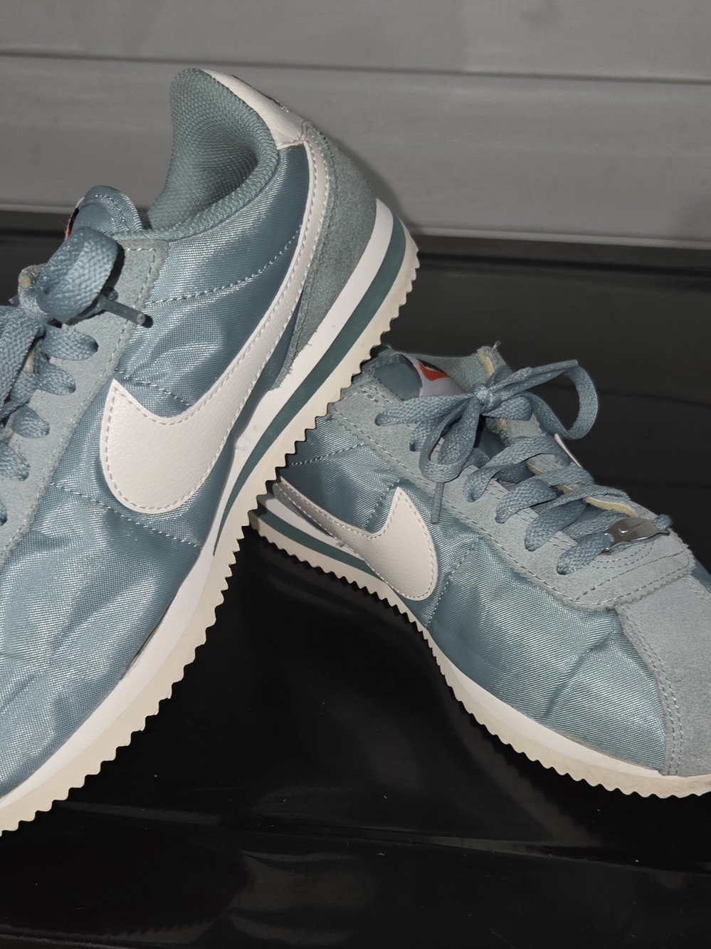 Nike Women's Classic Cortez Light Green Sneakers